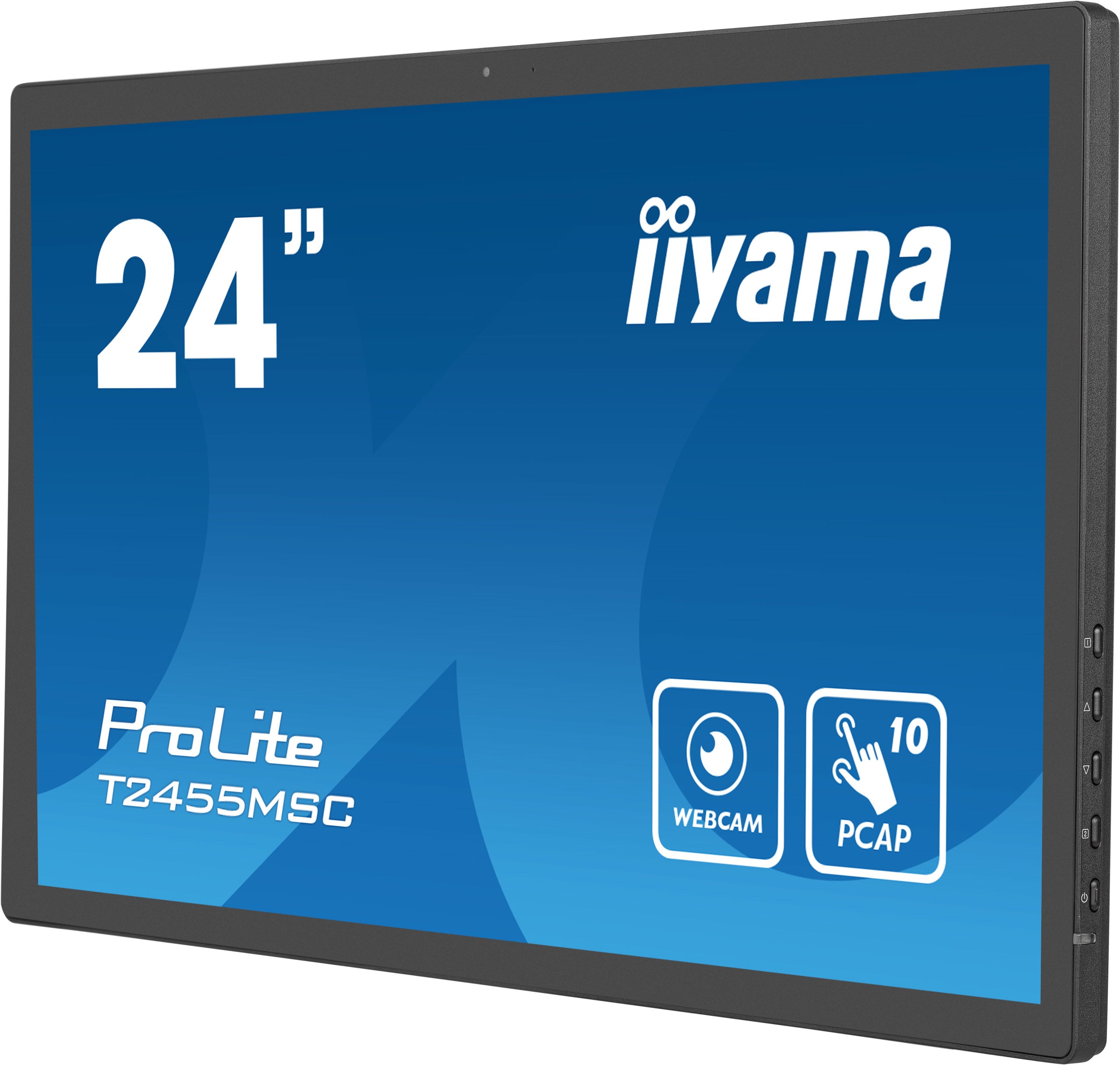 "iiyama T2455MSC-B1 écran plat de PC 61 cm (24"") 1920 x 1080 pixels Full HD LED Écran tactile Noir"
