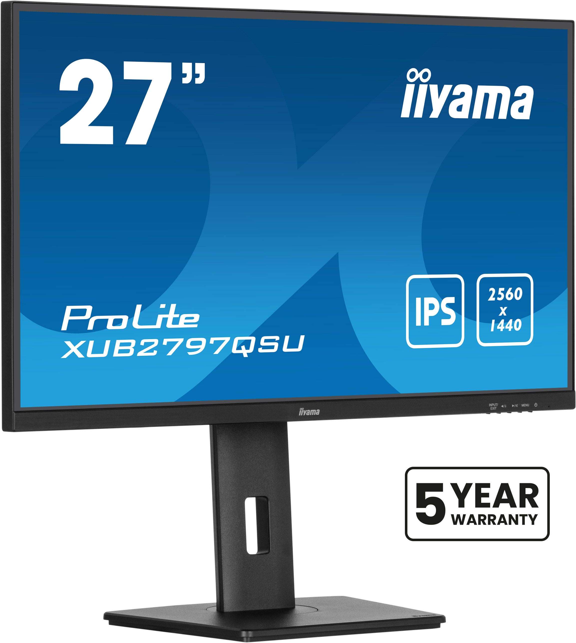 IIYAMA XUB2797QSU-B2 27inch IPS 2560x1440 300cd/m2 1ms HDMI DP USB