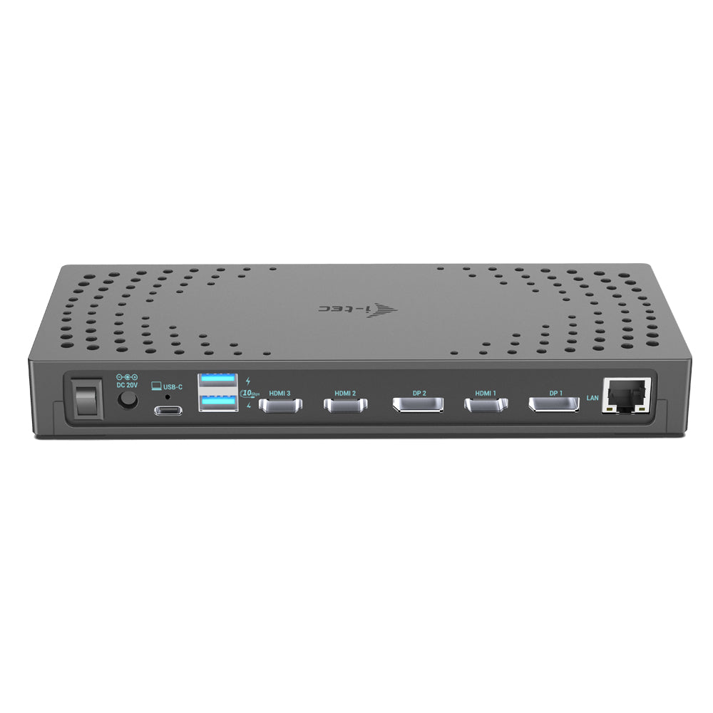 I-TEC USB 3.0 USB-C Thunderbolt 3x 4K Docking Station Gen 2 + Power Delivery 100W