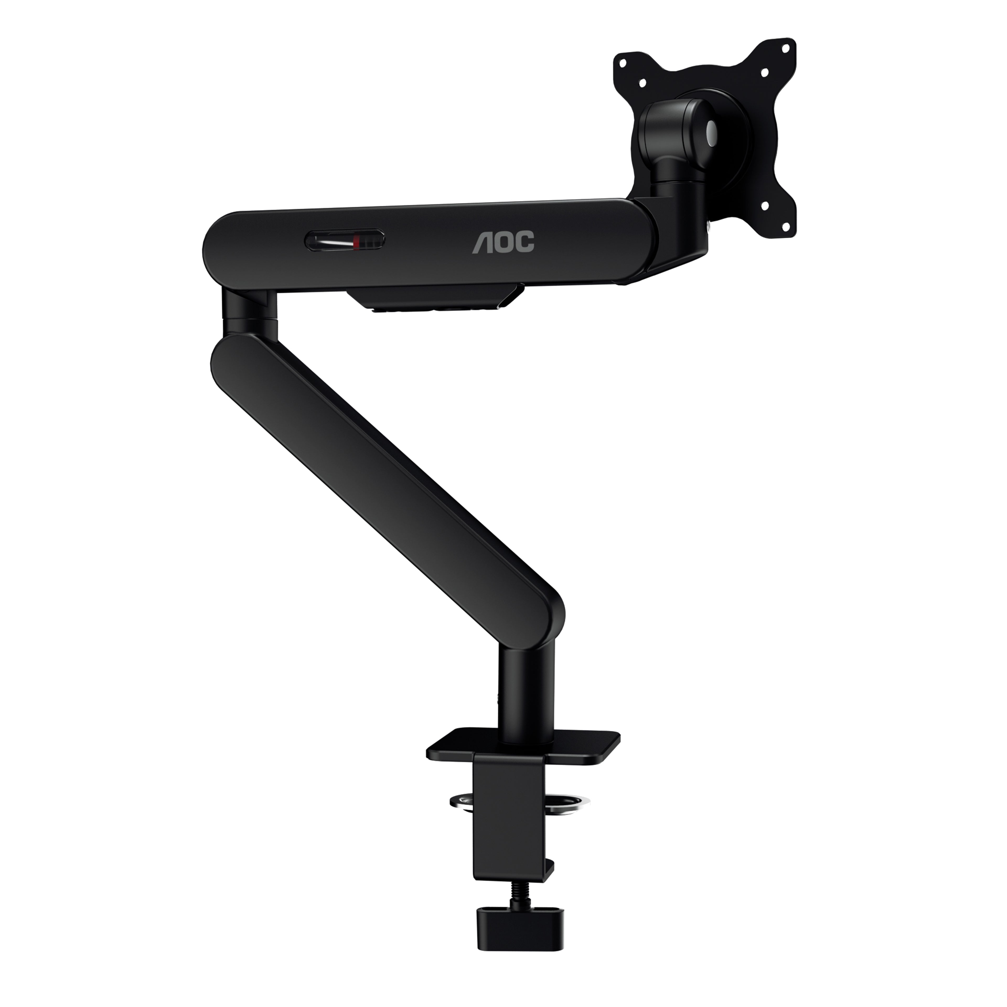 AOC AM400 bras réglable - pour écran plat - alliage d'aluminium - noir - Taille d'écran : 17"-34" - montrable sur bureau