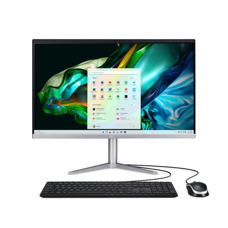 All in One Acer Aspire C24-1300 RYZEN 5 R5-7520U 16GoDDR5 512GoSSD AMD Radeon GC
