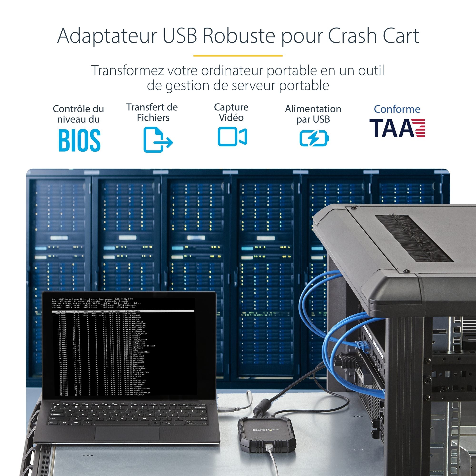 Laptop to Server KVM Console