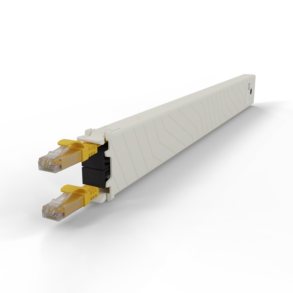 PATCHBOX ONE CASSETTE CAT6A UTP JAUNE 0,8 m 8U