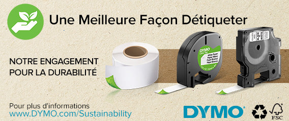 ROULEAU DYMO 750 ETIQUETTES MULTI-USAGE 25x25 PR LABELWRITER