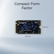 256GB SSD M.2 2242 NVME 1.3 PCIe Gen3 x4