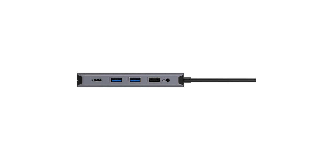 ACER 12-IN-1 TYPE-C DONGLE 2xUSB3.2 2xUSB2.0 2xHDMI DisplayPort Type C PowerDelivery SD Card reader TF Card reader 1000M Ethernet