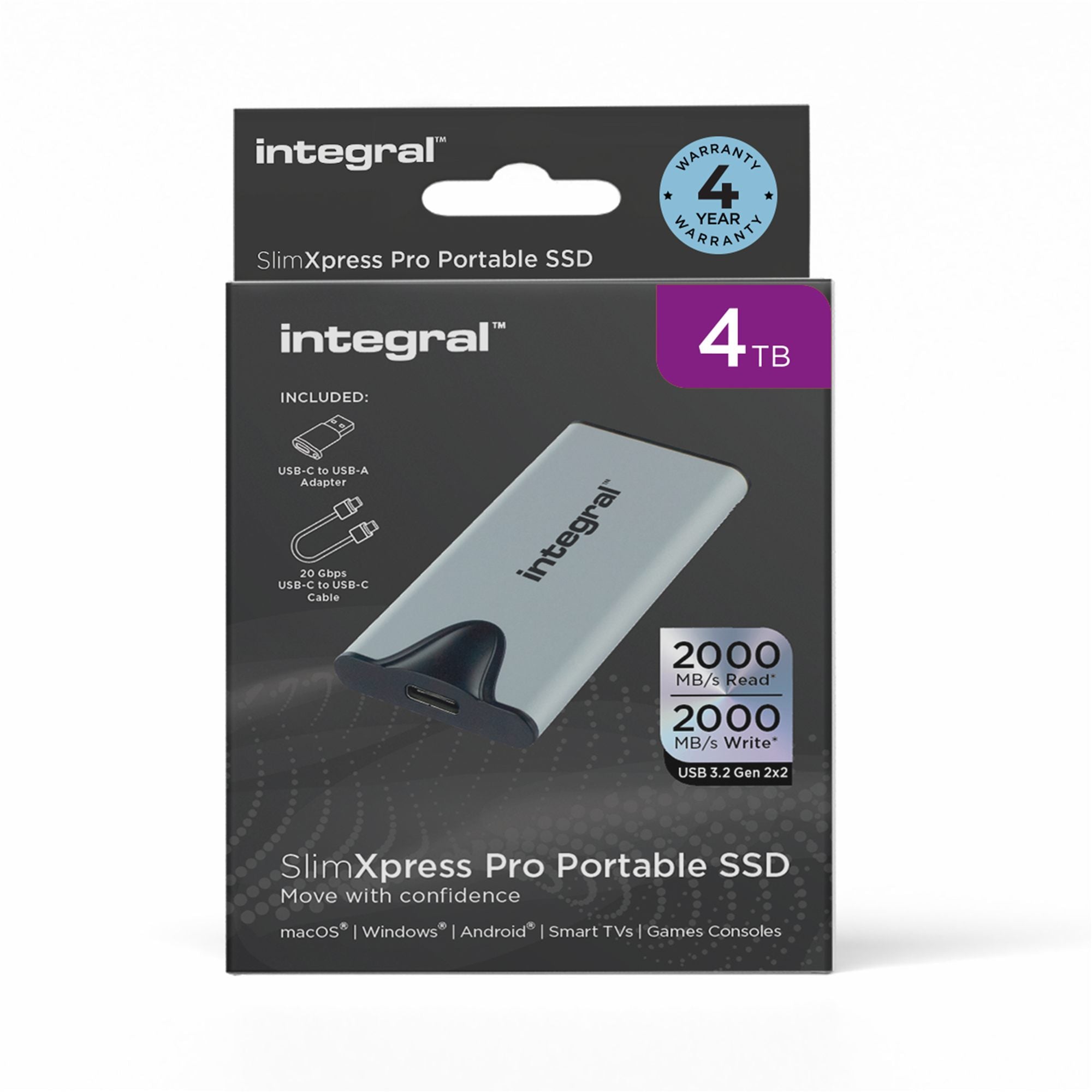 4TB SLIMXPRESS PRO PORTABLE SSD