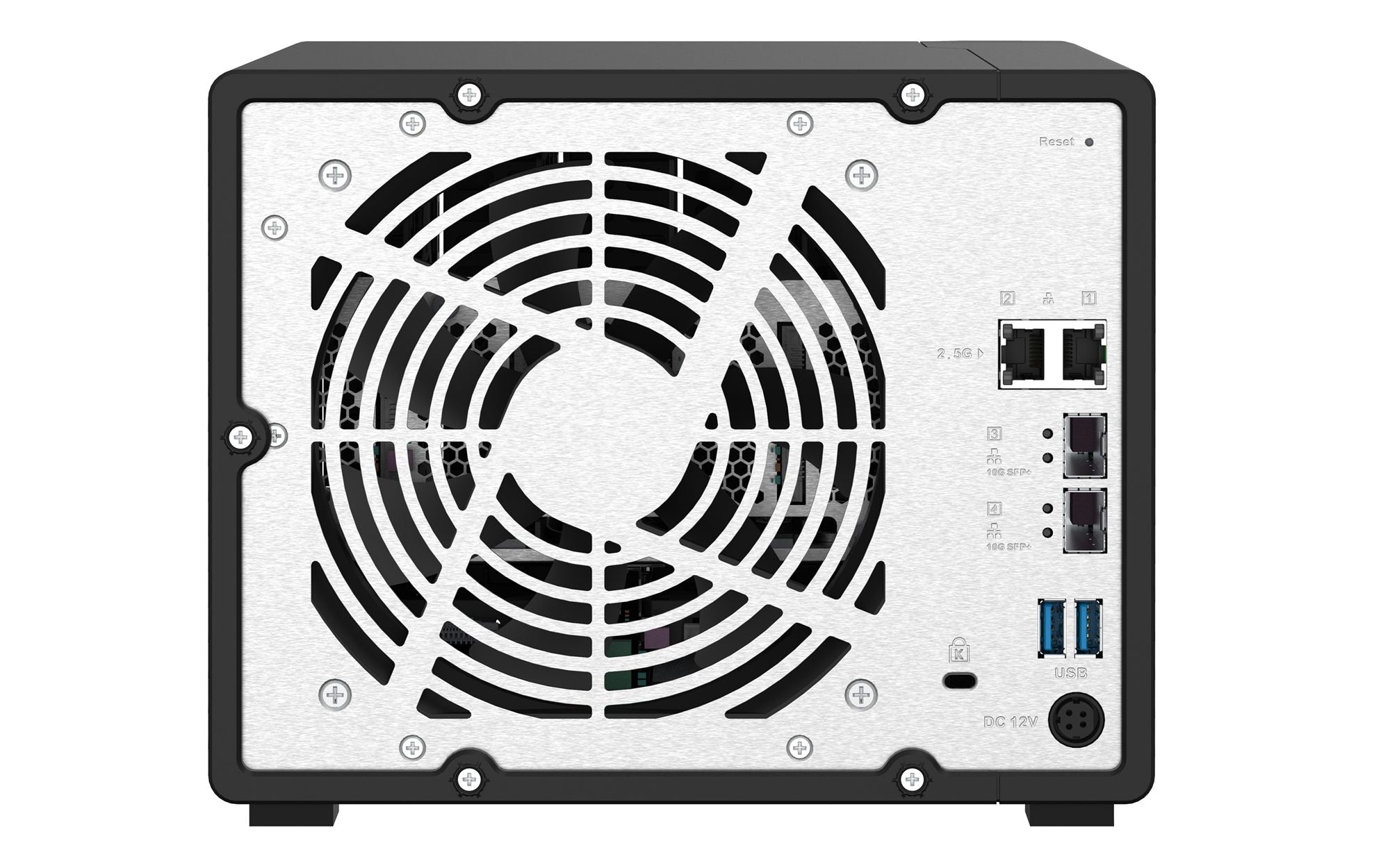 Desktop 9Bay NAS 4GB RAM 10Gbe Black