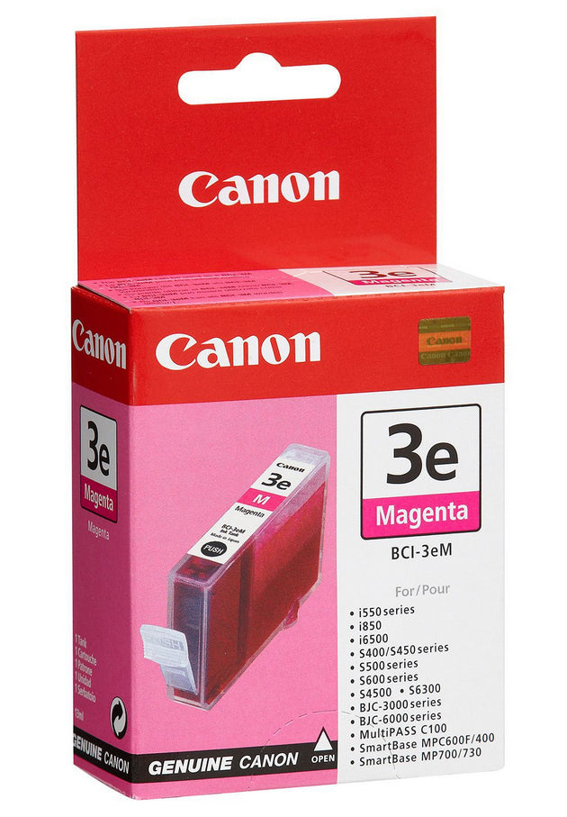 CANON BCI-3EM cartouche d encre magenta capacité standard 13ml 300 pages pack de 1