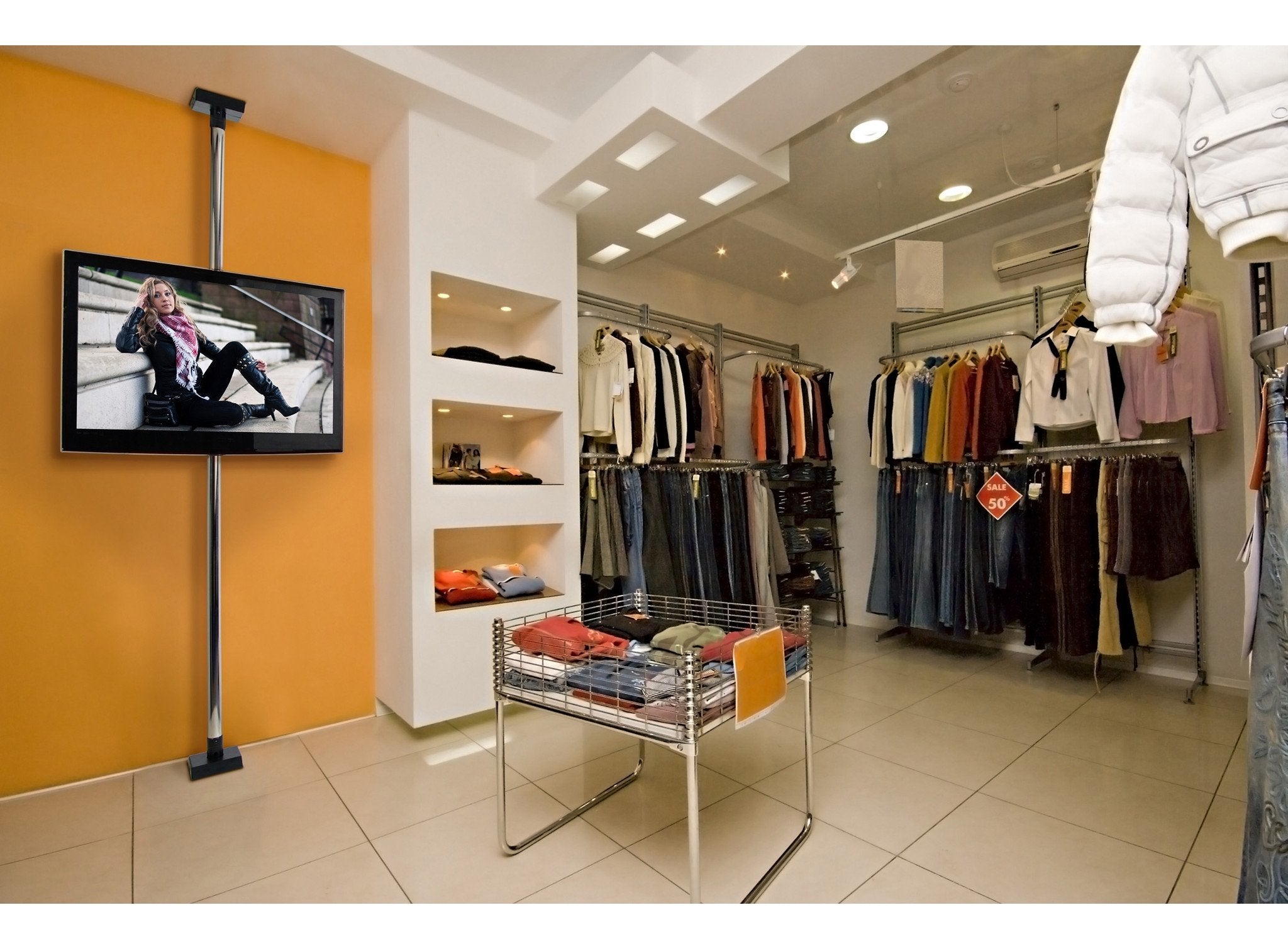 3m Floor to Ceiling Kit Single Screen