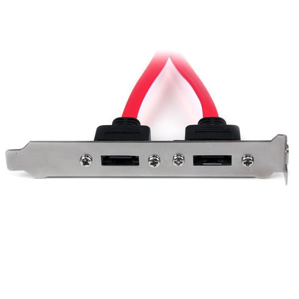 2 Port SATA to eSATA Slot Plate Bracket