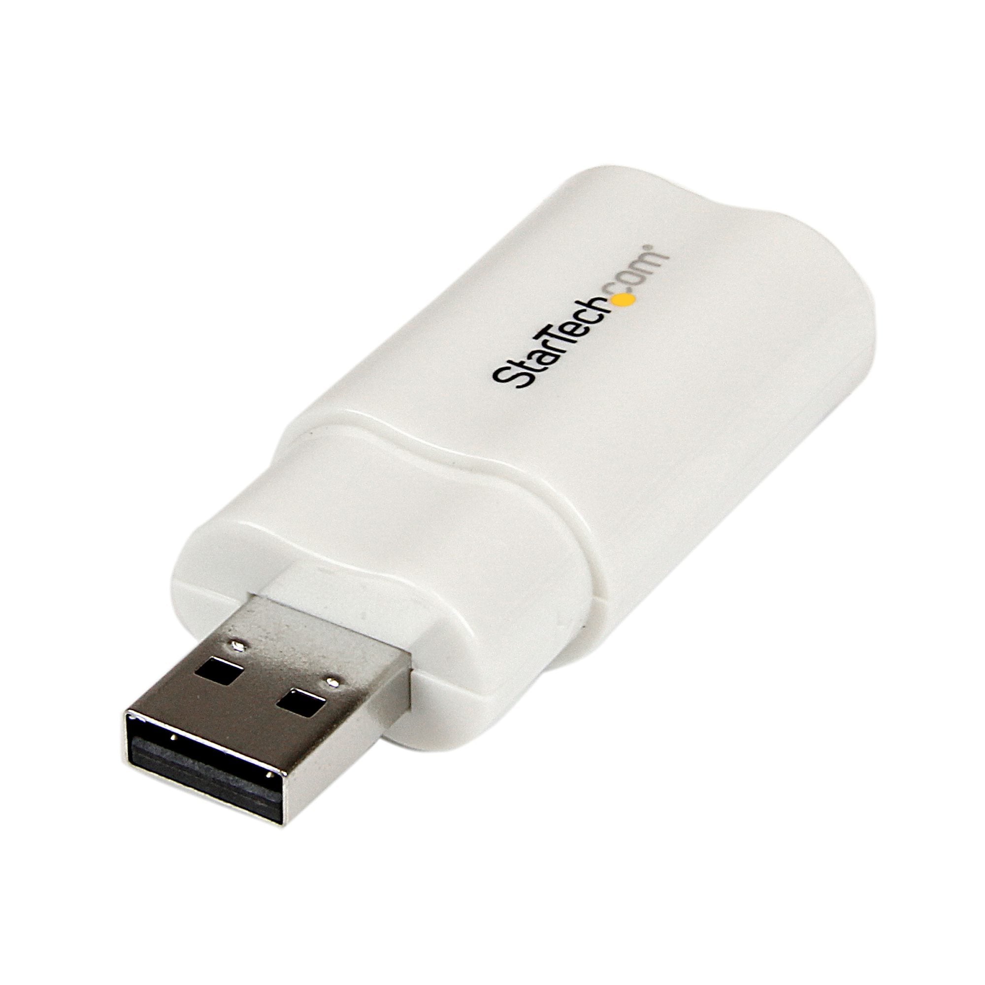 USB to Stereo Audio Adapter Converter