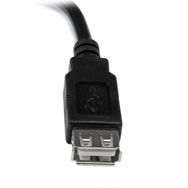 6in USB 2.0 Ext Adapter Cable A to A M/F
