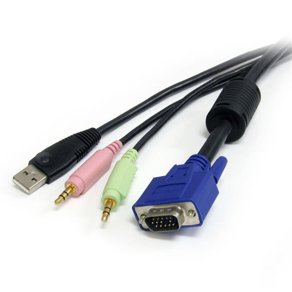 6ft 4-in-1 USB VGA KVM Switch Cable