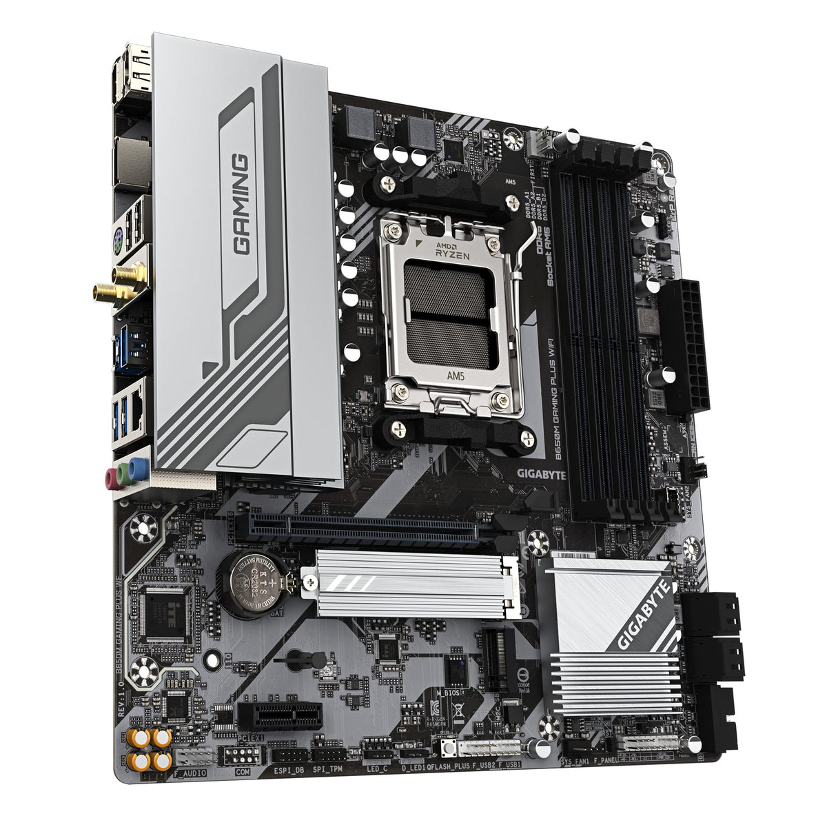 GIGABYTE B650M GAMING PLUS WIFI AMD B650 Emplacement AM5 micro ATX