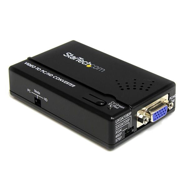 Composite S-Video to VGA Video Converter