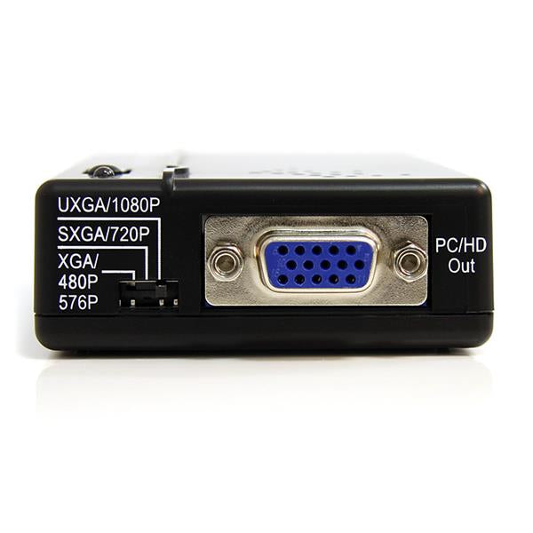 Composite S-Video to VGA Video Converter