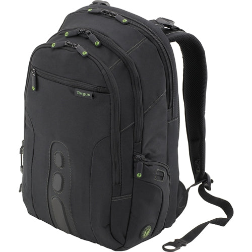 TARGUS Sac a Dos Jusqu a 15.6p ecologique noir Nylon Recycle P.E.T. 900D garantie a vie