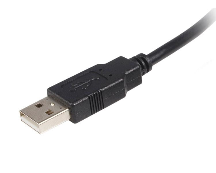 0.5m USB 2.0 A to B Cable - M/M