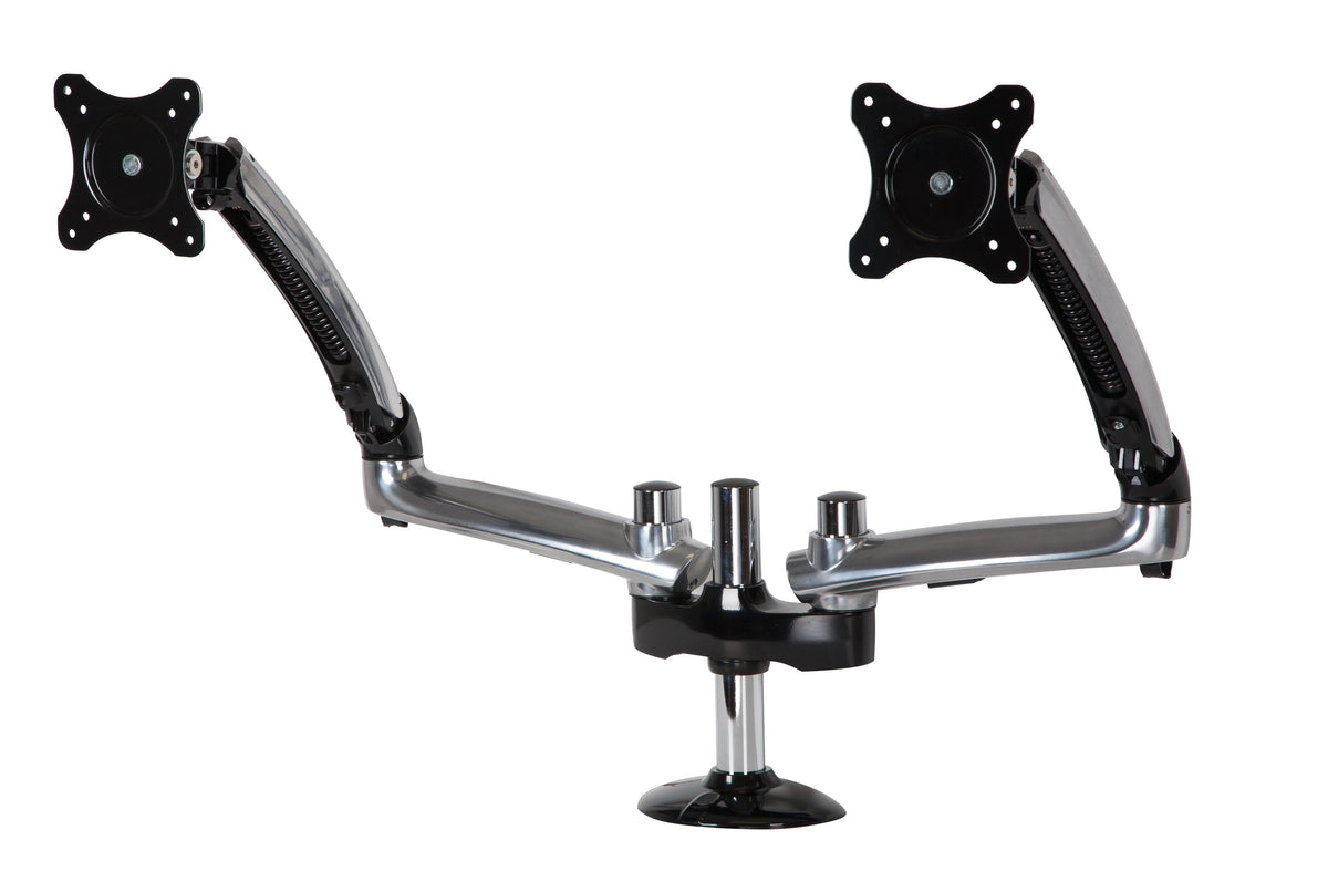 Dual Monitor Desktop Arm Mount f up-29"