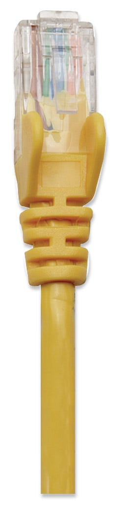 Intellinet RJ-45, M/M, 1m câble de réseau Jaune Cat5e U/UTP (UTP)
