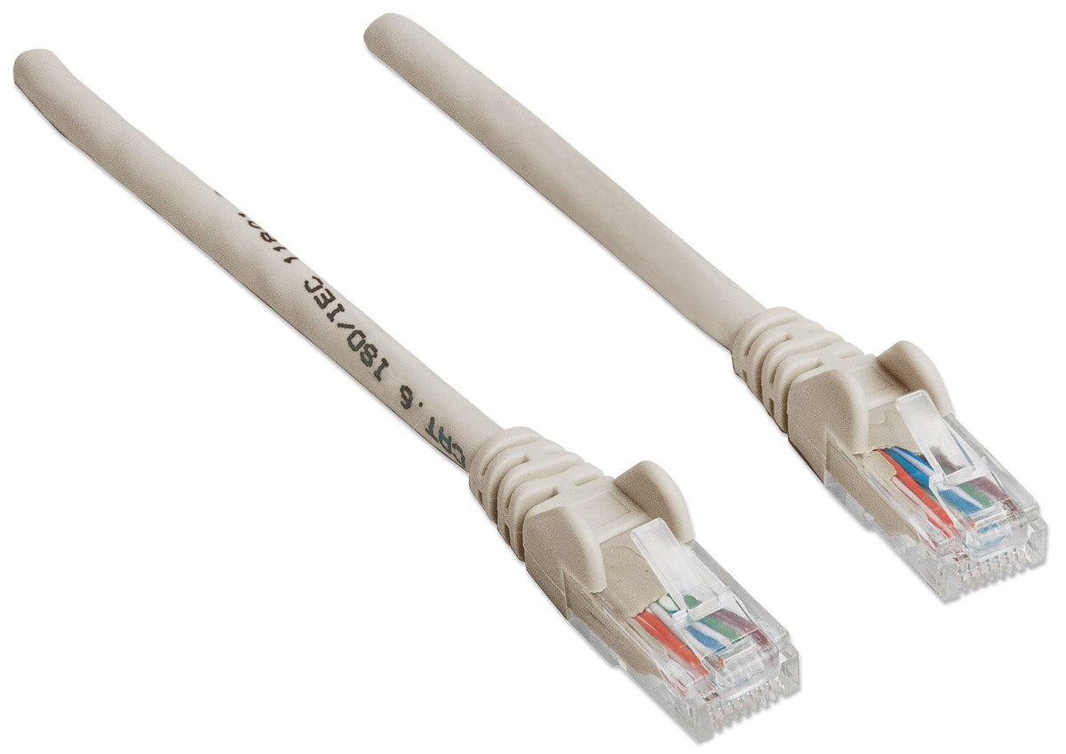 Intellinet RJ-45 M/M, 20m câble de réseau Gris Cat6 U/UTP (UTP)