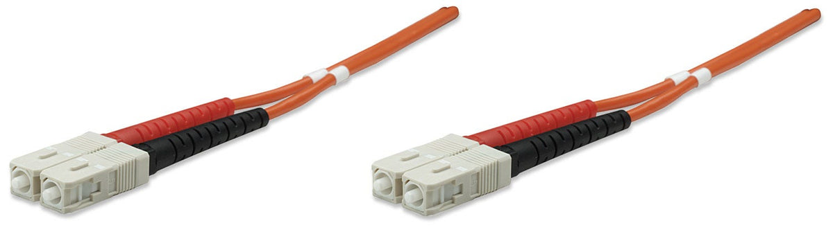 Intellinet 0.5m SC M/M câble de fibre optique OM2 Orange