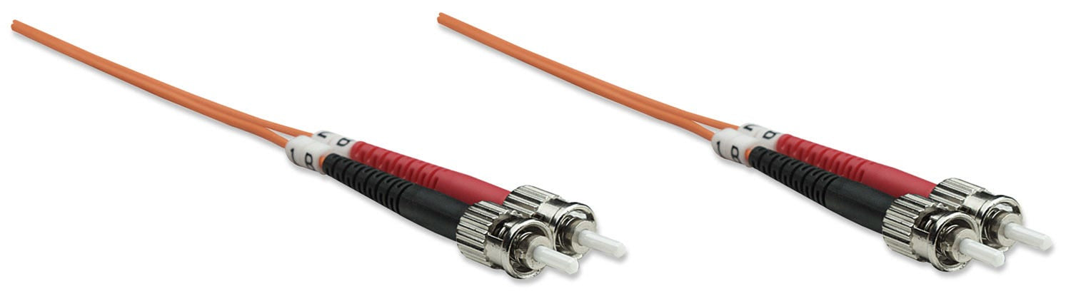 Intellinet 1.0m ST M/M câble de fibre optique 1 m OM2 Orange