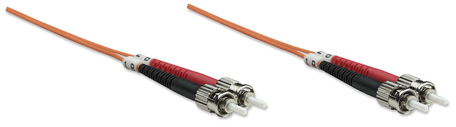 Intellinet 5.0m ST M/M câble de fibre optique 5 m OM2 Orange