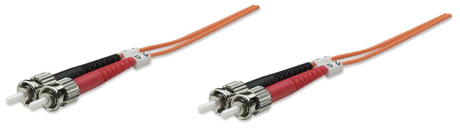 Intellinet 5.0m ST M/M câble de fibre optique 5 m OM2 Orange