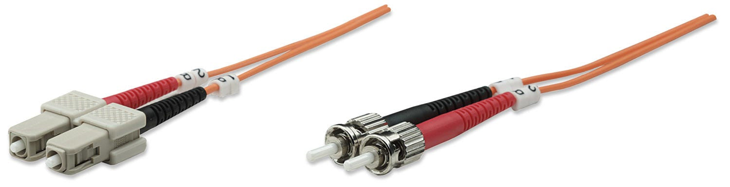 Intellinet 2.0m ST-SC M/M câble de fibre optique 2 m OM2 Orange