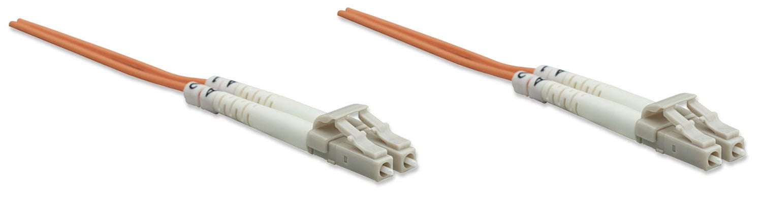 Intellinet 5.0m LC M/M câble de fibre optique 5 m OM2 Orange