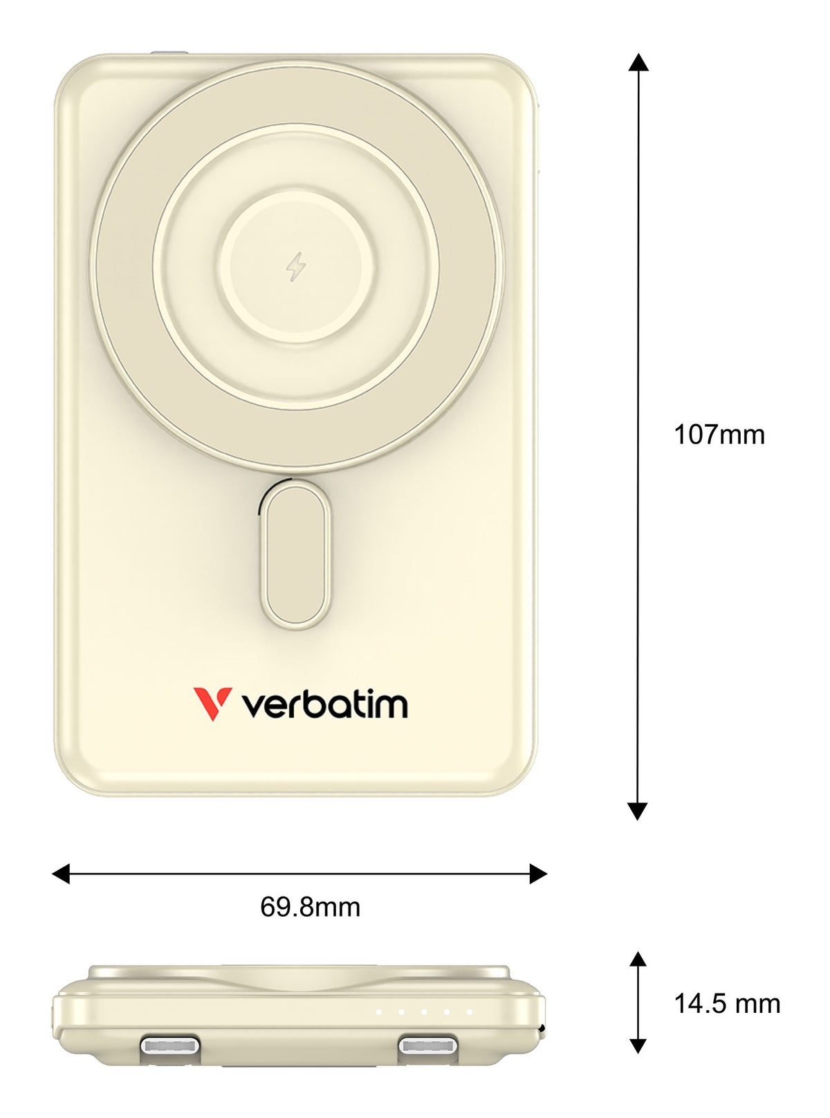 Charge ´n´ Go 2C Power Bank Magnetic Wir