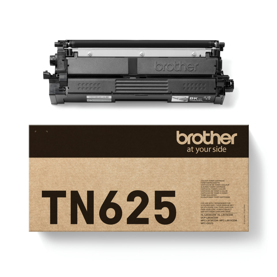 BROTHER TN-625BK Black Toner Cartridge 3.0K pages