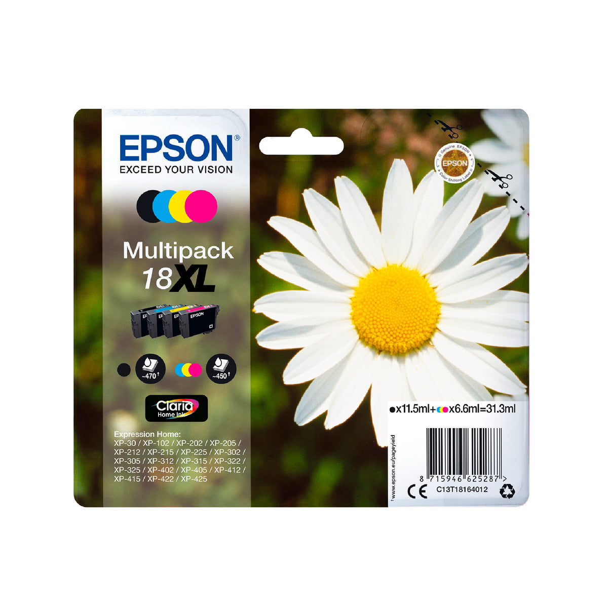 Ink/18XL Daisy 6.6ml MG SEC