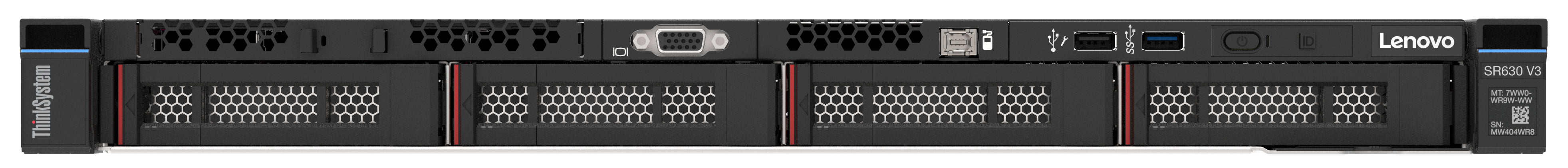 LENOVO TS SR630 V3 Intel Xeon Gold 6526Y 16C 2.8GHz 195W 32Go 1x32Go 5600MHz 1Rx4 DDR5 RDIMM 4x 3.5p SAS/SATA 9350-8i 2Go 1x1100W