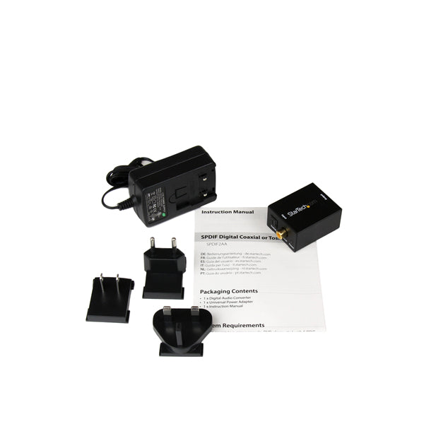 Digi Coax/Toslink to RCA Audio Converter