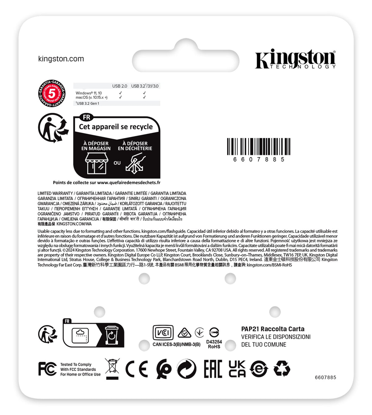 KINGSTON 64Go DataTraveler SE9 G3 USB 3.2 Gen 1 speeds 220Mo/s read 100Mo/s write Dark Nickel
