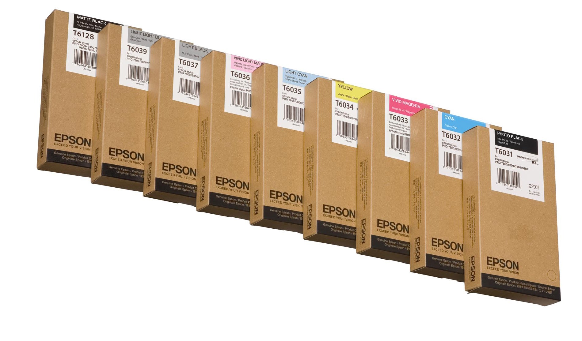 EPSON T6032 cartouche dencre cyan capacité standard 220ml pack de 1