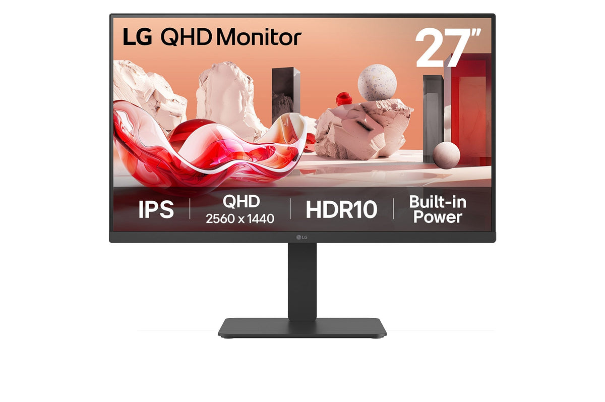 Moniteur d'ordinateur LG 27BA54QB-B 68,6 cm (27") 2560 x 1440 px Quad HD LCD Noir