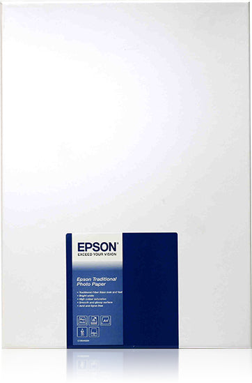 EPSON S045050 Traditional photo  papier inkjet 330g/m2 A4 25 feuilles pack de 1