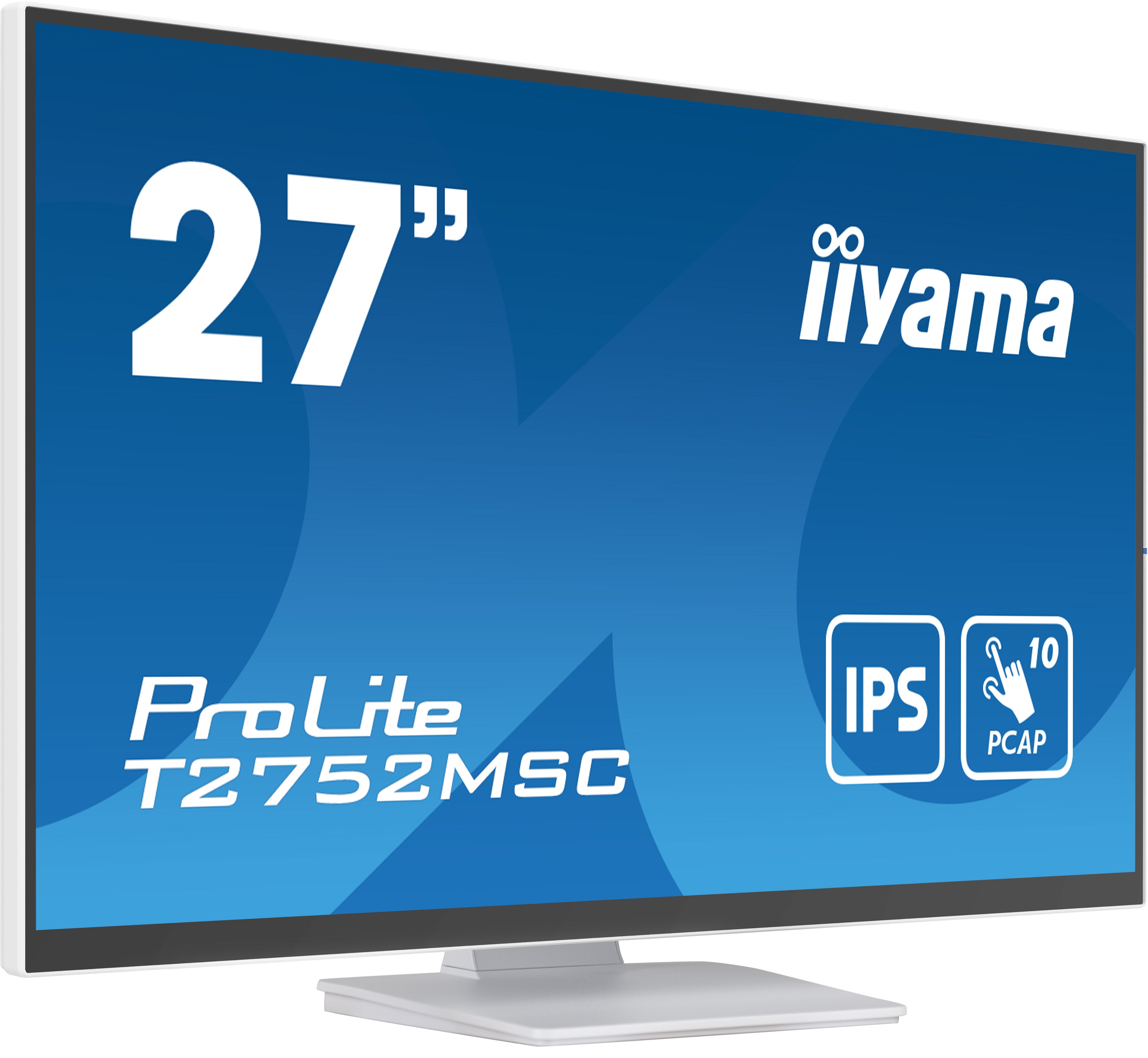 T2752MSC-W1 27" WHITE IPS Optical Bonded