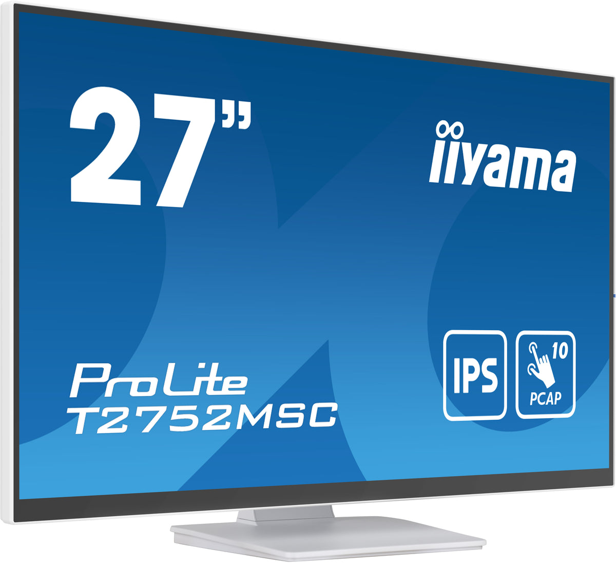 T2752MSC-W1 27" WHITE IPS Optical Bonded