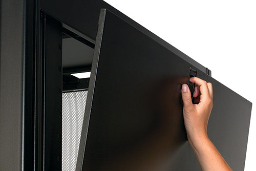 APC NetShelter SX 48U 600mm Wide x 1200mm Deep Enclosure with Doors and No Sides Black