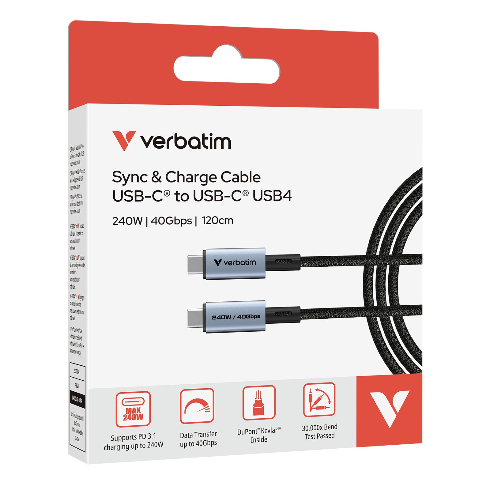 Sync & Charge Cable USB-C to USB-C 240W