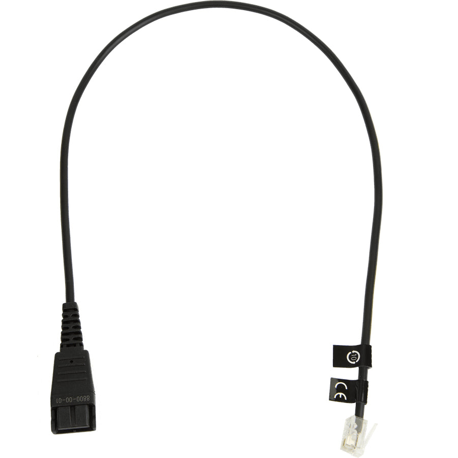 Cable QD Cord to RJ10 straight 0.5m
