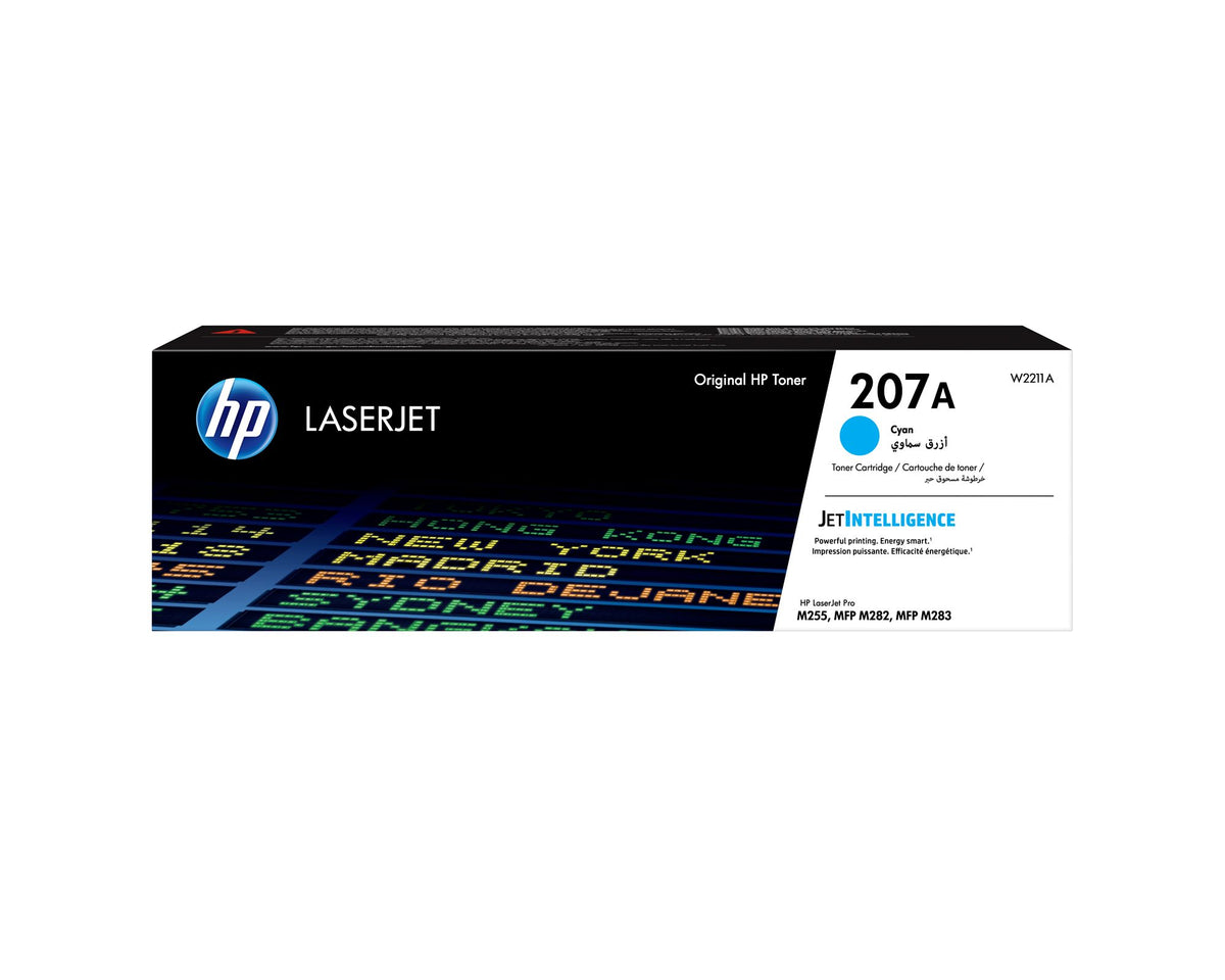 HP 207A Cyan LaserJet Toner Cartridge