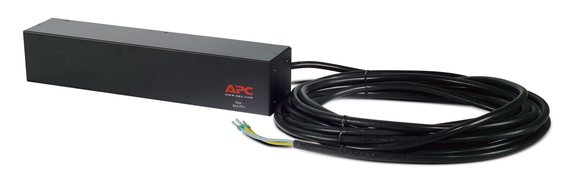 APC Basic Rack PDU Rack AC 230V input hardwire output connectors 4 IEC 60320 C19 2U 19 8.5m cord Black