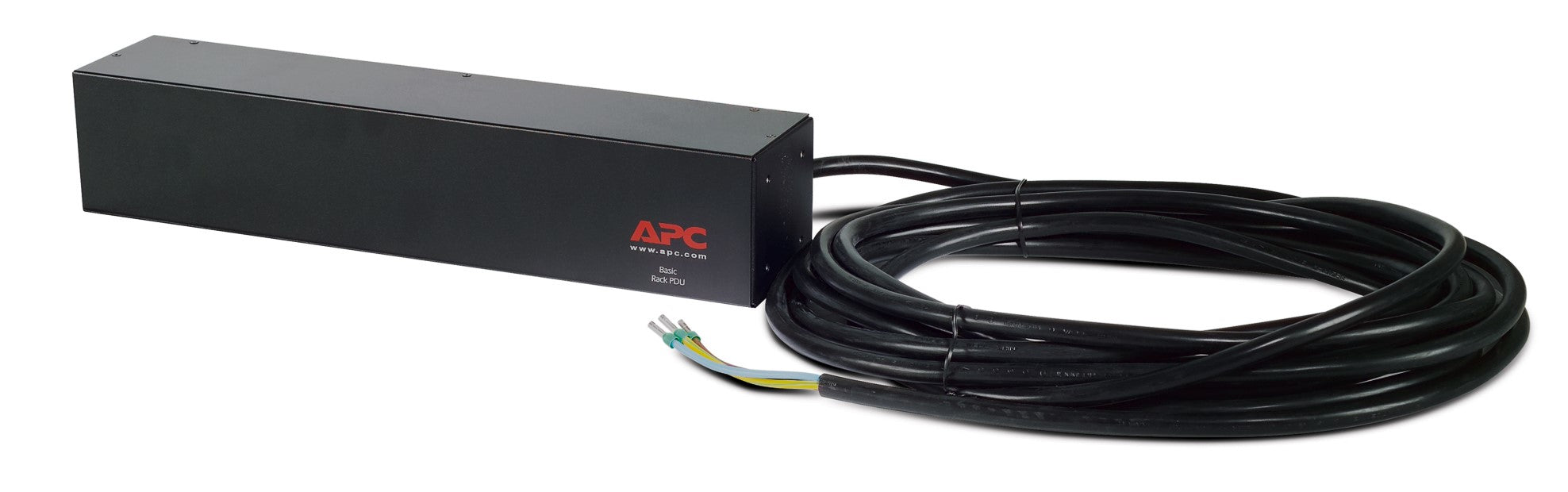 APC Basic Rack PDU Rack AC 230V input hardwire output connectors 4 IEC 60320 C19 2U 19 8.5m cord Black