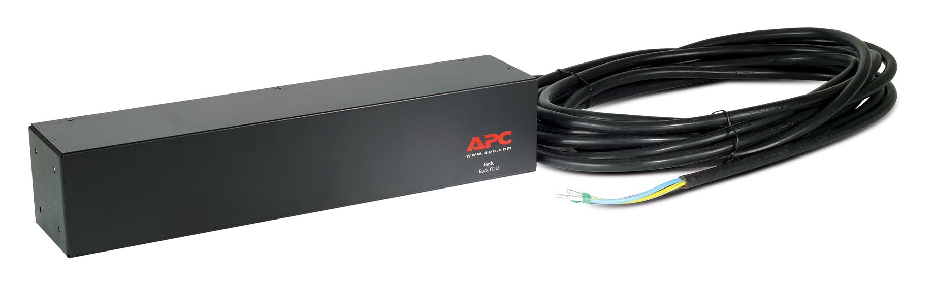 APC Basic Rack PDU Rack AC 230V input hardwire output connectors 4 IEC 60320 C19 2U 19 8.5m cord Black